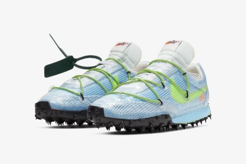 Nike Waffle Racer Off-White - Vivid Sky (W) - 9.5 US / 7 UK / 41 EUR