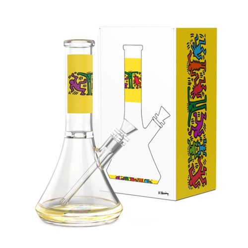 Bong de agua de Keith Haring - Amarillo