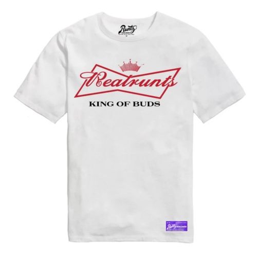 Camiseta ''King Of Buds'' de Runtz - Blanco