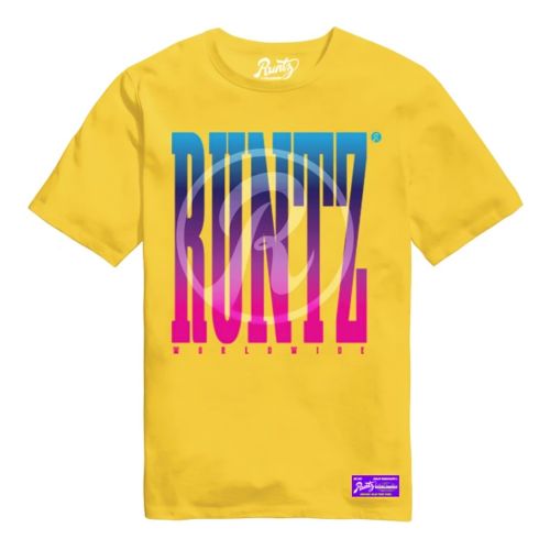 Camiseta ''R Logo Worldwide'' de Runtz - Amarillo