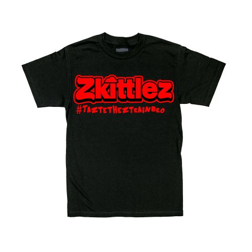 Camiseta Oficial ''Taste The Z Train'' de Zkittlez - Rojo