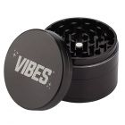 Black Aluminium 4 Piece Herb Grinder by Vibes x Aerospace